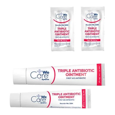 Dynarex Dynarex Triple Antibiotic Ointment, 0.5 oz. Tube, Pack of 72 1184
